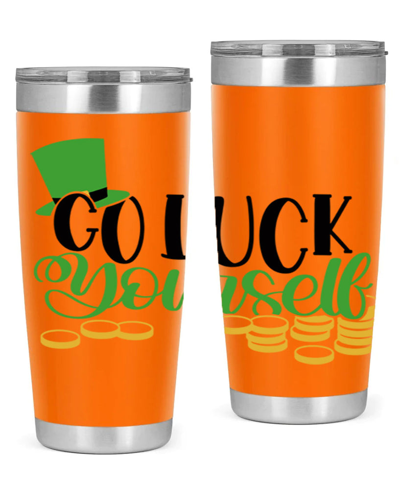 Go Lucky Yourself Style 98#- St Patricks Day- Tumbler