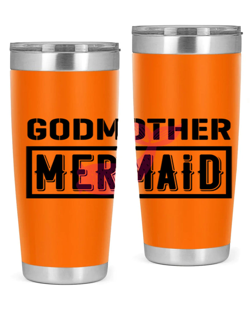 Godmother mermaid 196#- mermaid- Tumbler