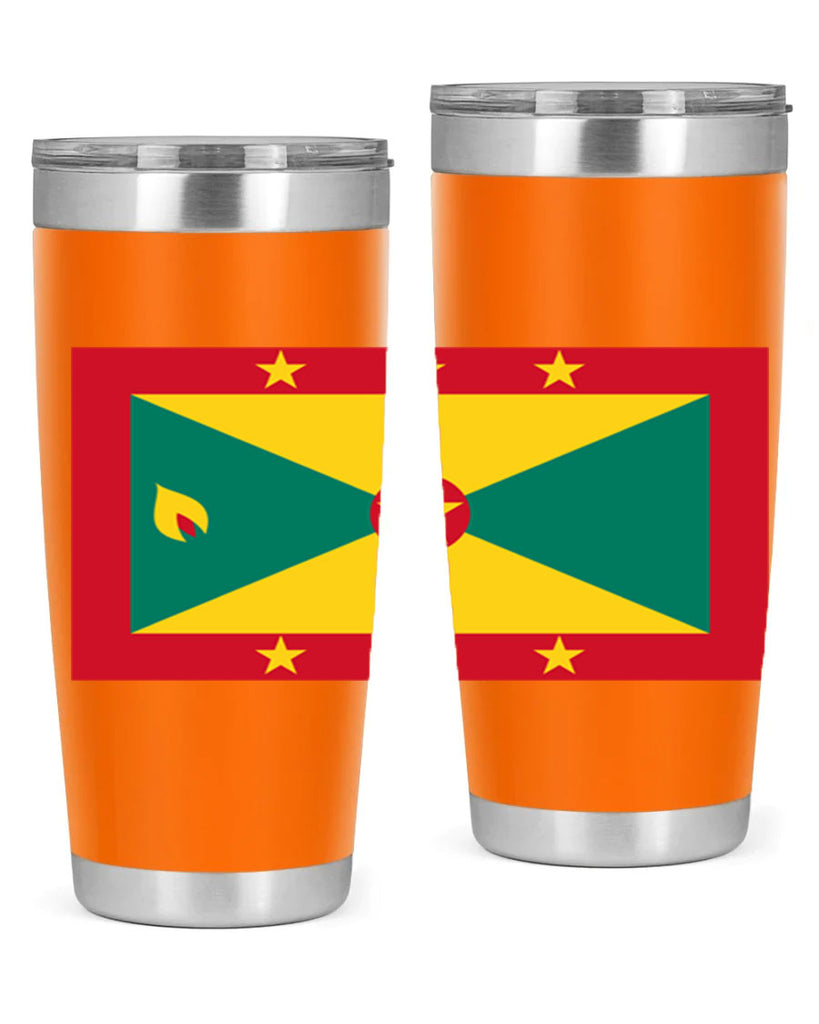 Grenada 130#- world flags- Tumbler