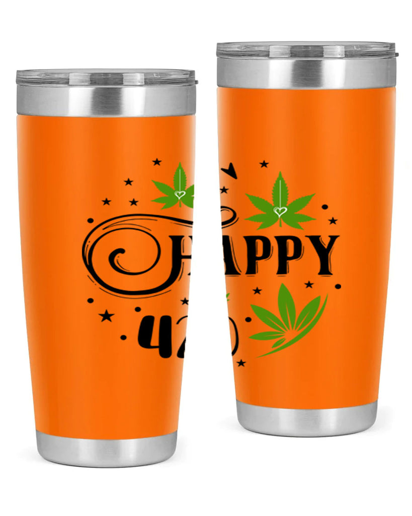 Happy 420 101#- marijuana- Tumbler