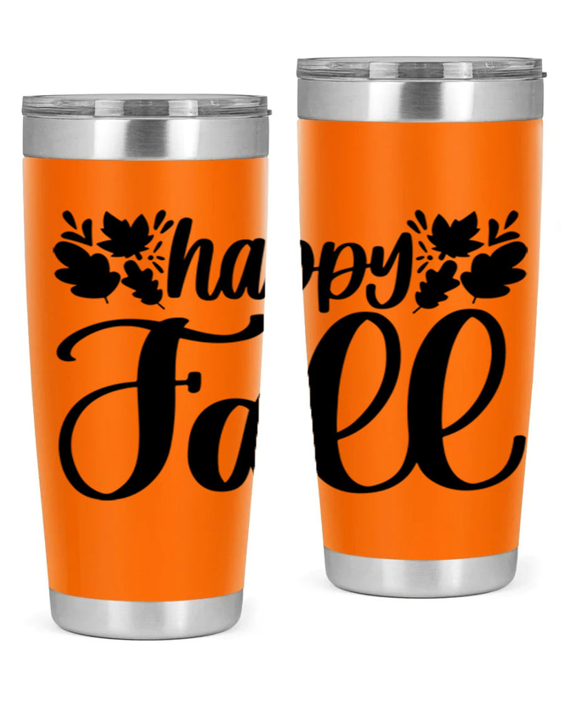 Happy Fall 489#- fall- Tumbler