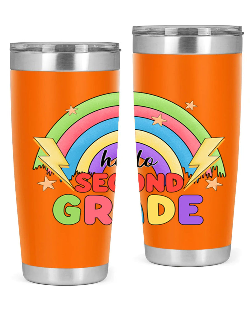 Hello 2nd Grade Rainbow 12#- second grade- Tumbler