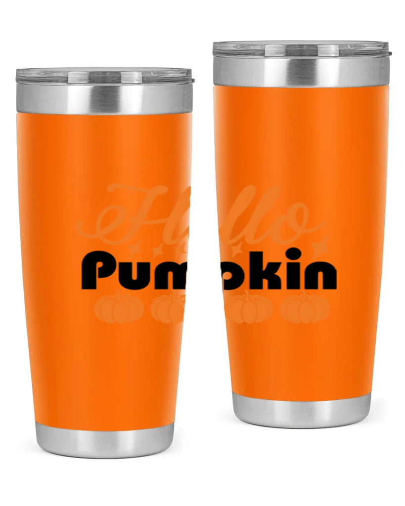 Hello Pumpkin 292#- fall- Tumbler