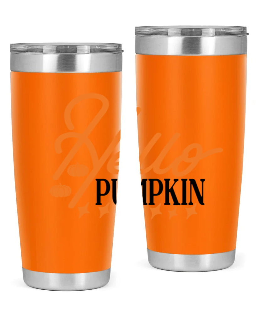 Hello Pumpkin 293#- fall- Tumbler