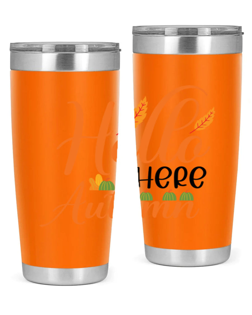 Hello There Autumn 297#- fall- Tumbler