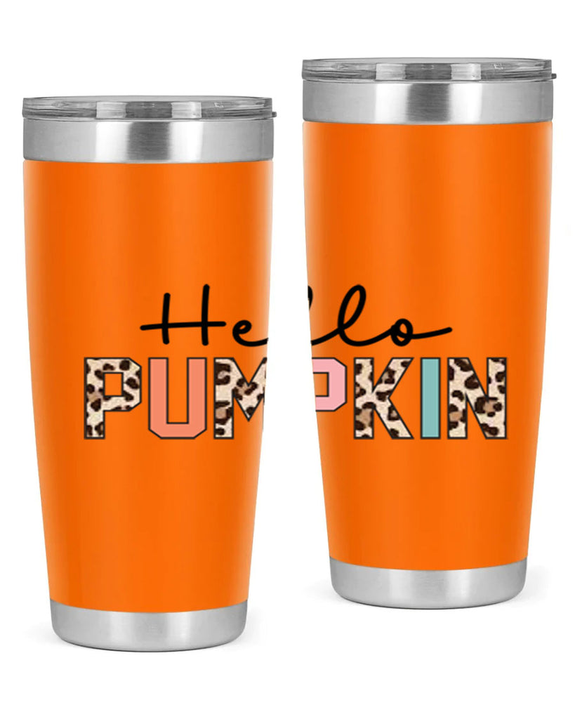 Hello pumpkin 289#- fall- Tumbler
