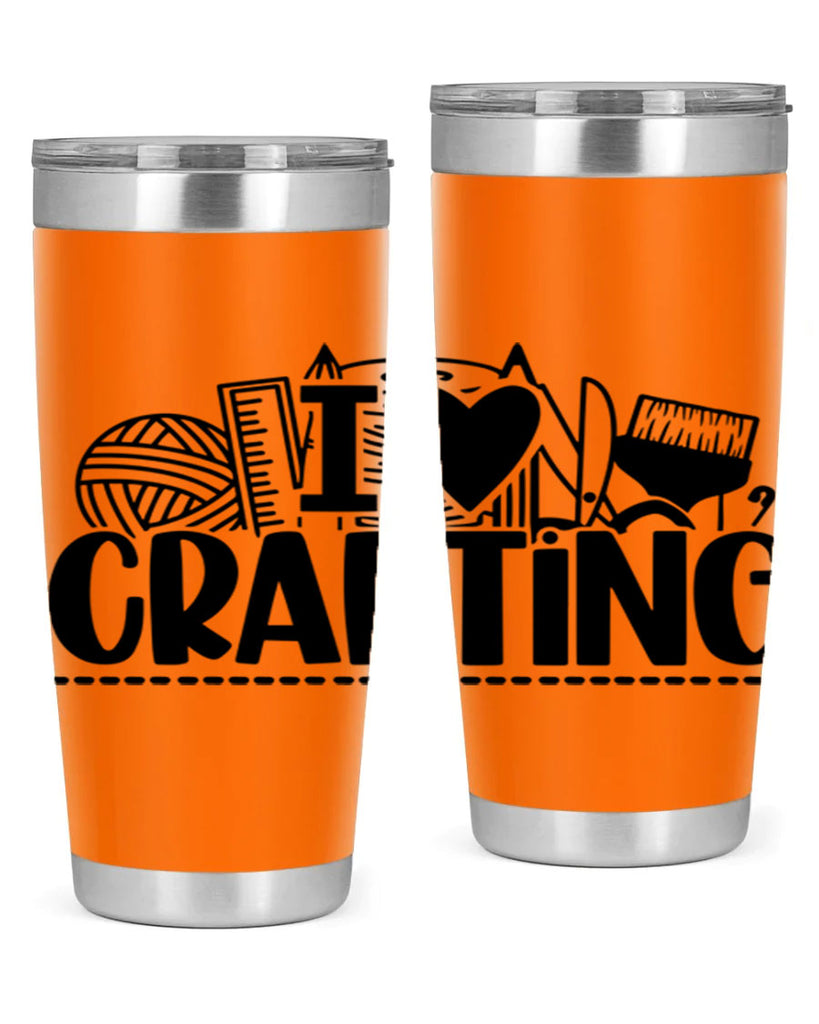 I Love Crafting 20#- crafting- Tumbler