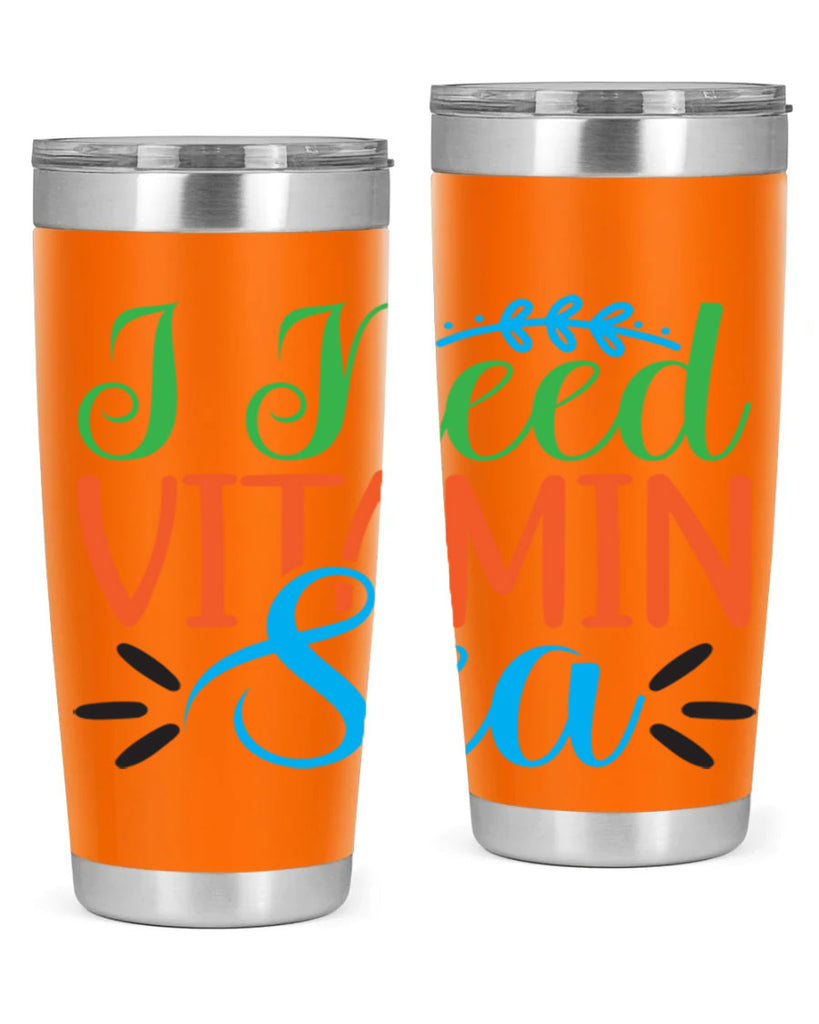I Need Vitamin Sea 233#- mermaid- Tumbler