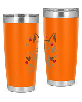 I Wuf You Style 16#- cat- Tumbler