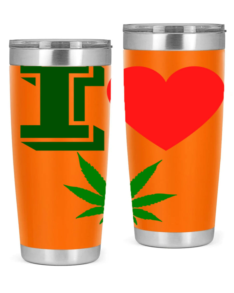 I love Cannabis 127#- marijuana- Tumbler