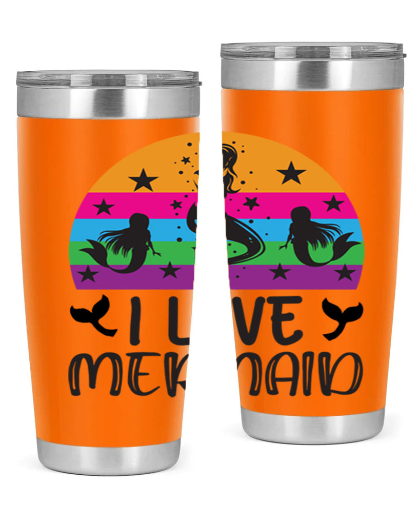 I love mermaid 230#- mermaid- Tumbler