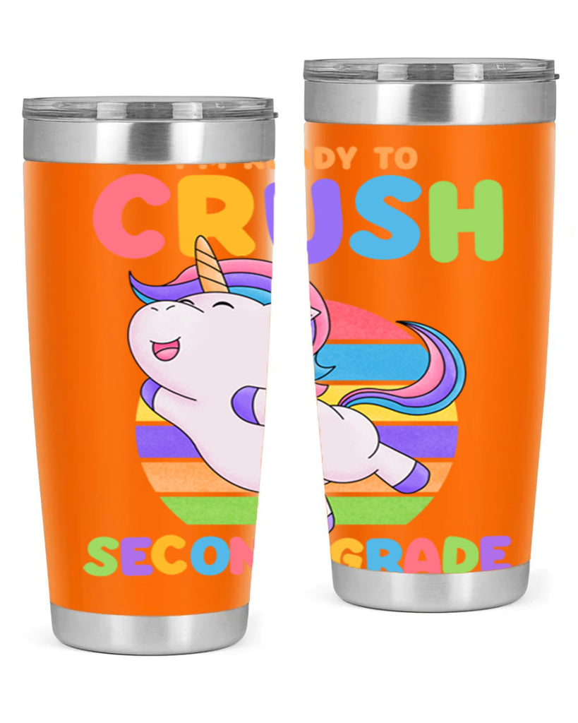 Im Ready to Crush 2nd 14#- second grade- Tumbler