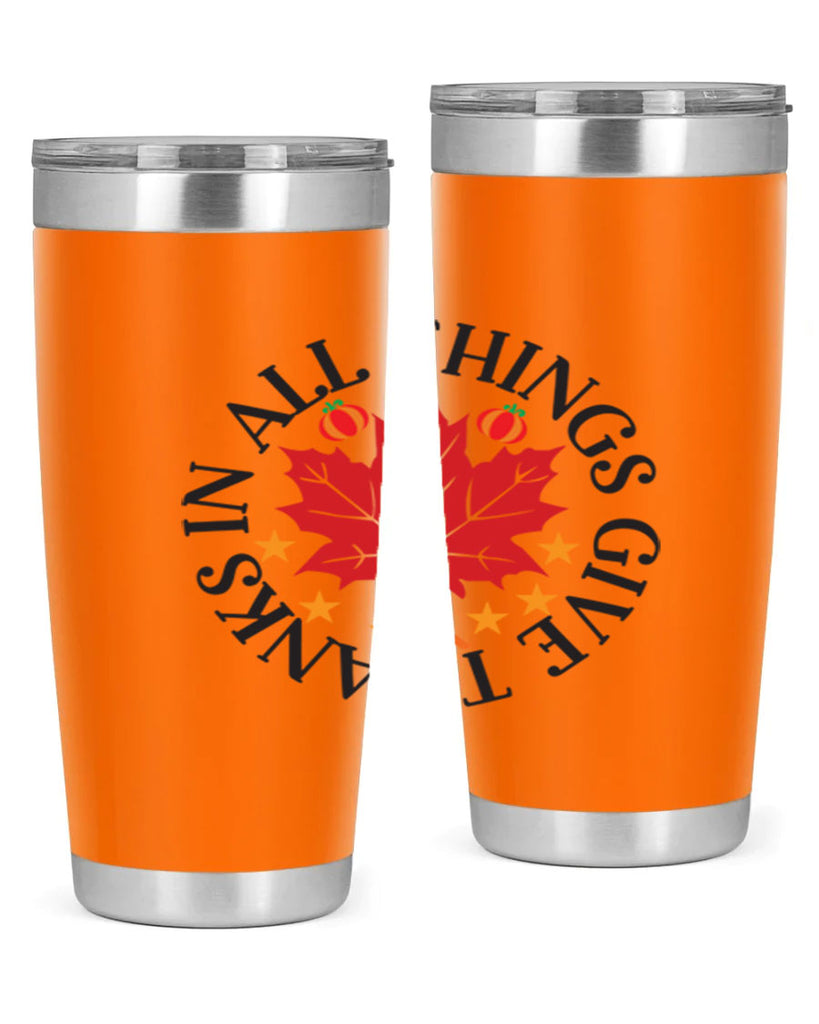 Inallthingsgivethanks 353#- fall- Tumbler