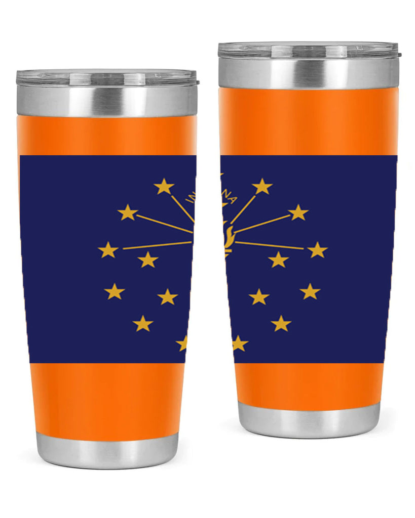 Indiana 38#- Us Flags- Tumbler