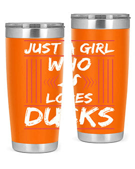 Just A Girl Who Loves Ducks Style 33#- duck- Tumbler