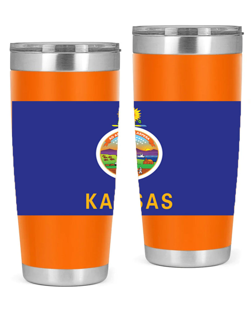 Kansas 36#- Us Flags- Tumbler