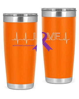 LOVE Gifts for Survivors National Alzheimers Awareness 191#- alzheimers- Tumbler