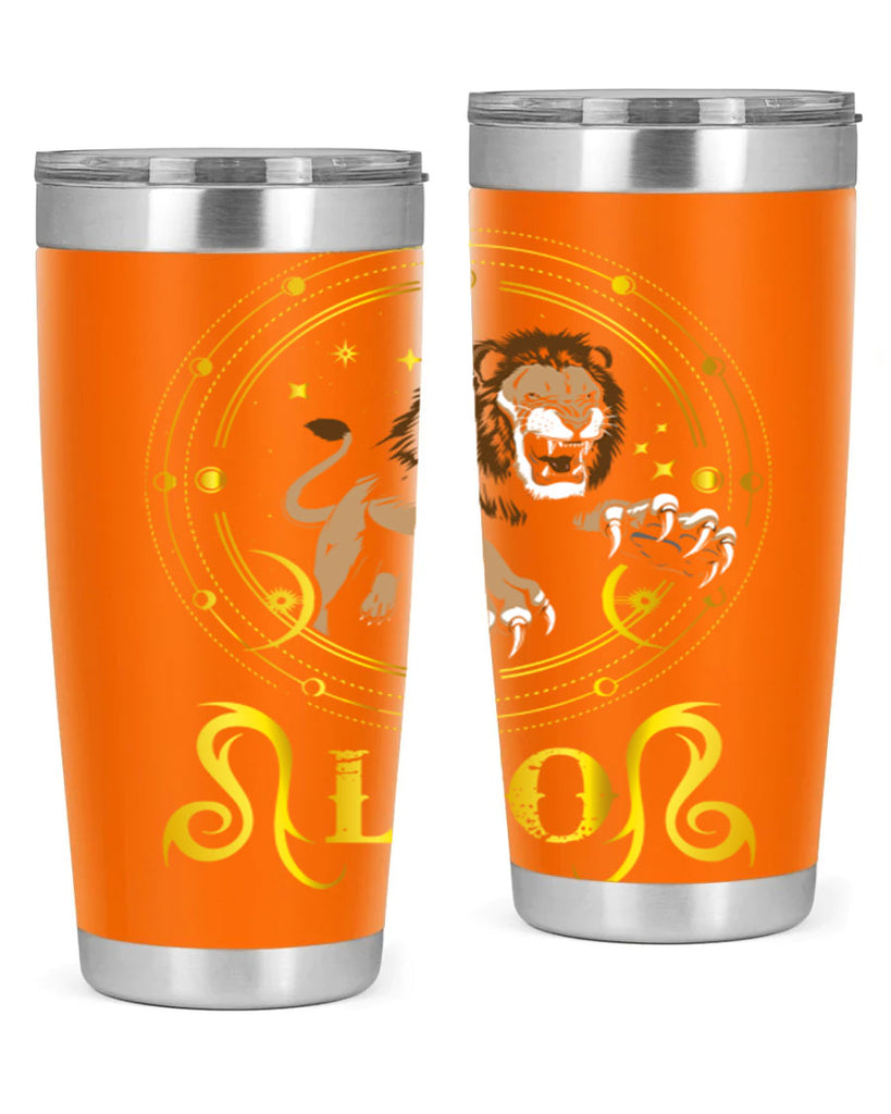 Leo 297#- zodiac- Tumbler