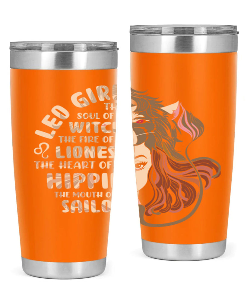 Leo girl 289#- zodiac- Tumbler