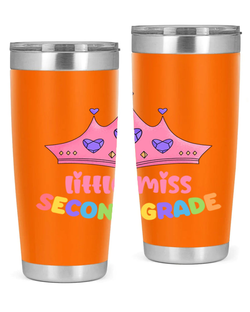 Little Miss 2nd Grade 16#- second grade- Tumbler