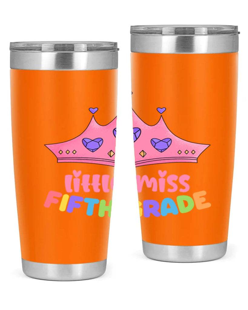 Little Miss 5th Grade 18#- 5th grade- Tumbler