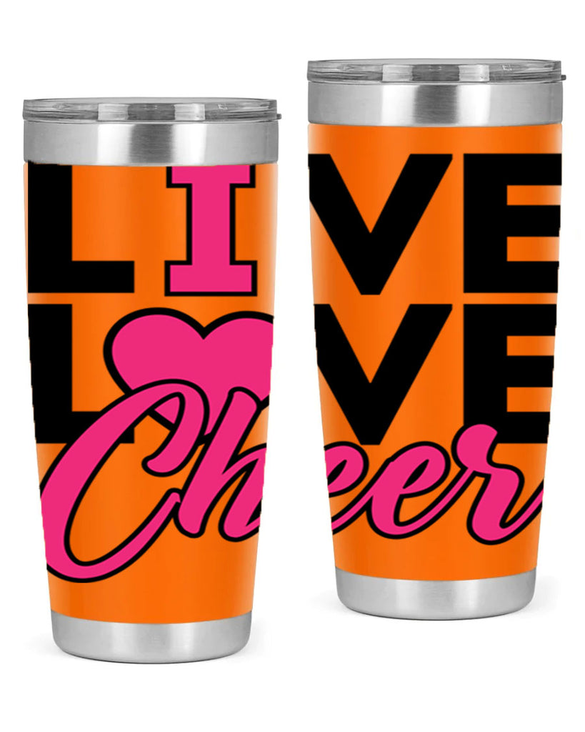 Live Love Cheer 832#- cheer- Tumbler