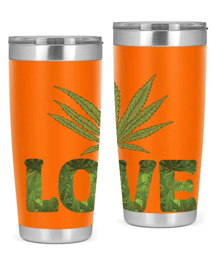 Love Sublimation 192#- marijuana- Tumbler