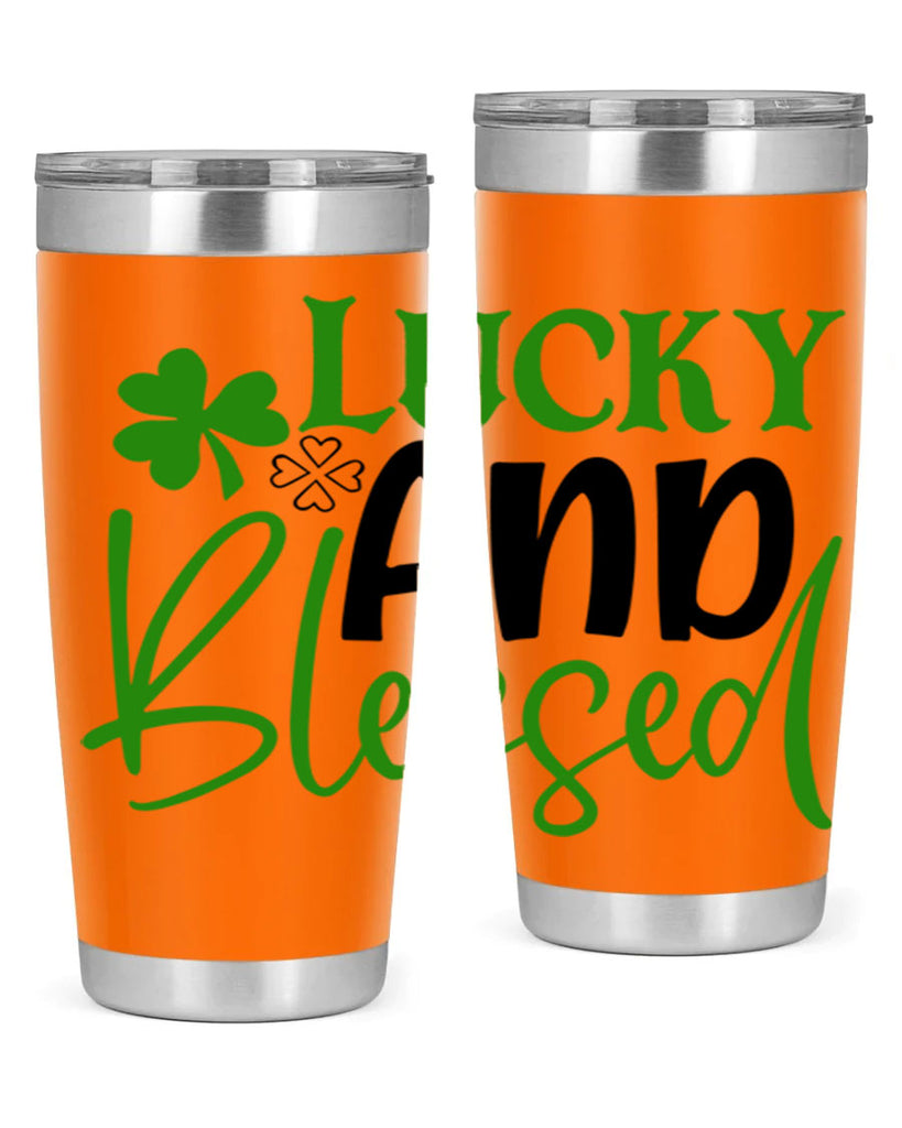 Lucky And Blessed Style 151#- St Patricks Day- Tumbler