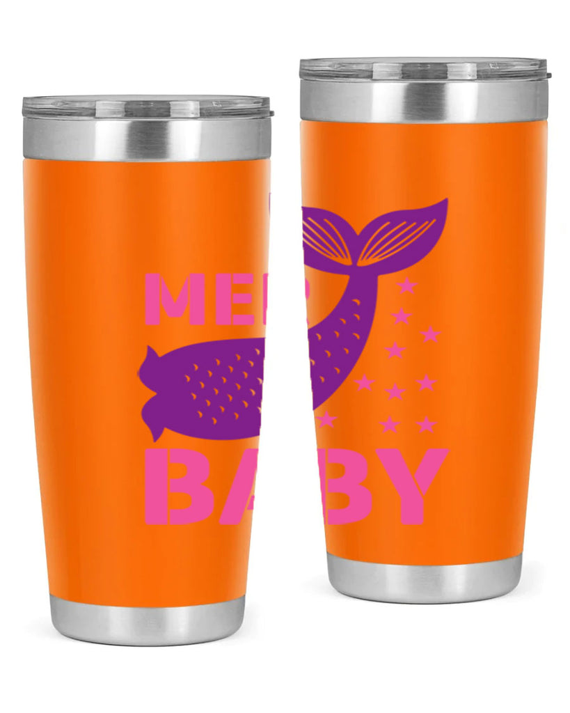 Mer Baby 321#- mermaid- Tumbler