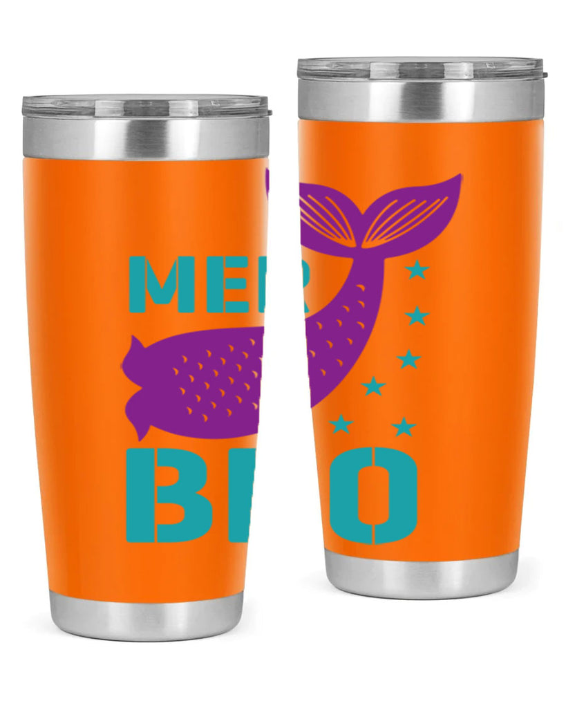 Mer Bro 322#- mermaid- Tumbler