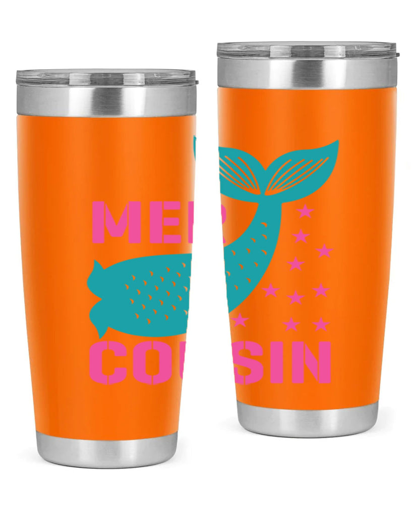 Mer Cousin 324#- mermaid- Tumbler