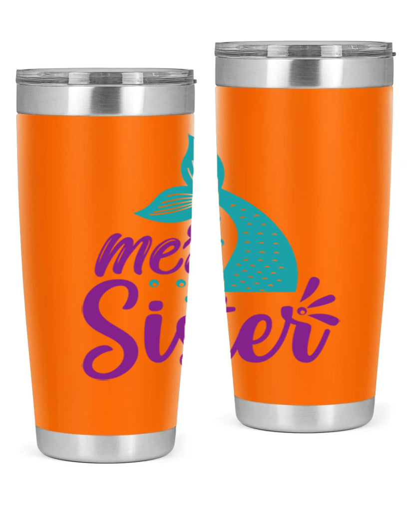 Mer Sister 346#- mermaid- Tumbler