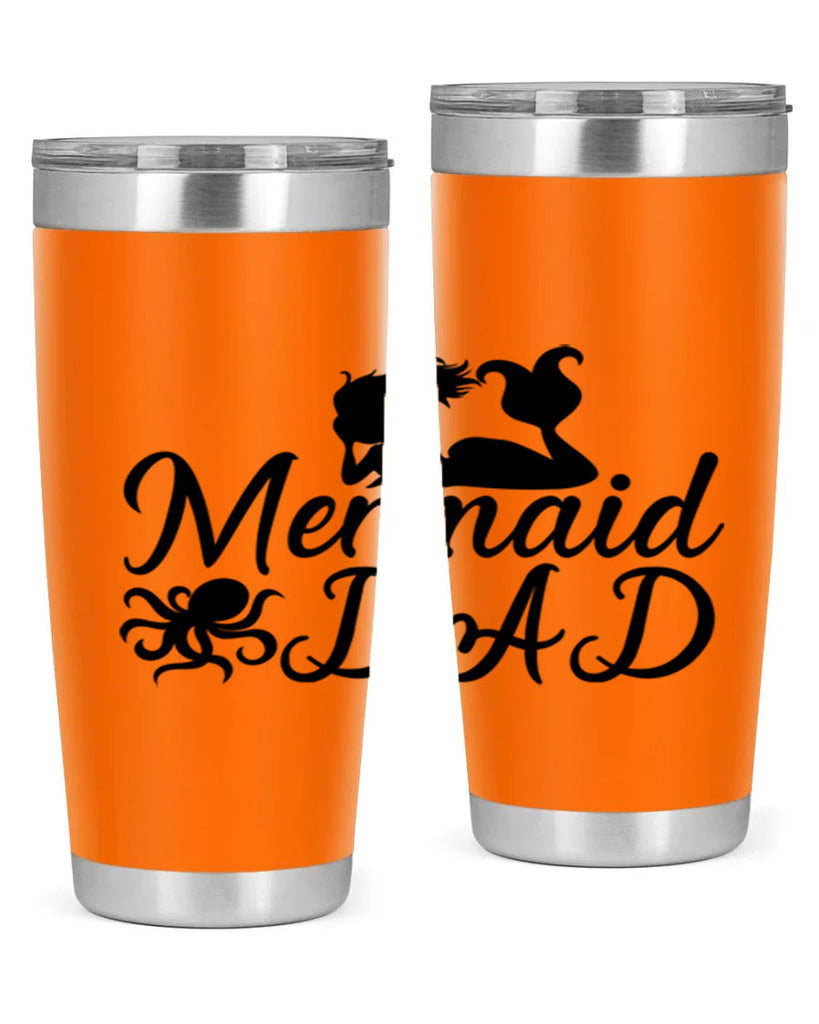 Mermaid Dad 357#- mermaid- Tumbler