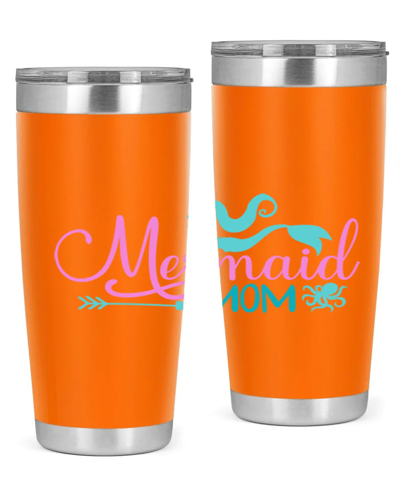 Mermaid Mom 374#- mermaid- Tumbler