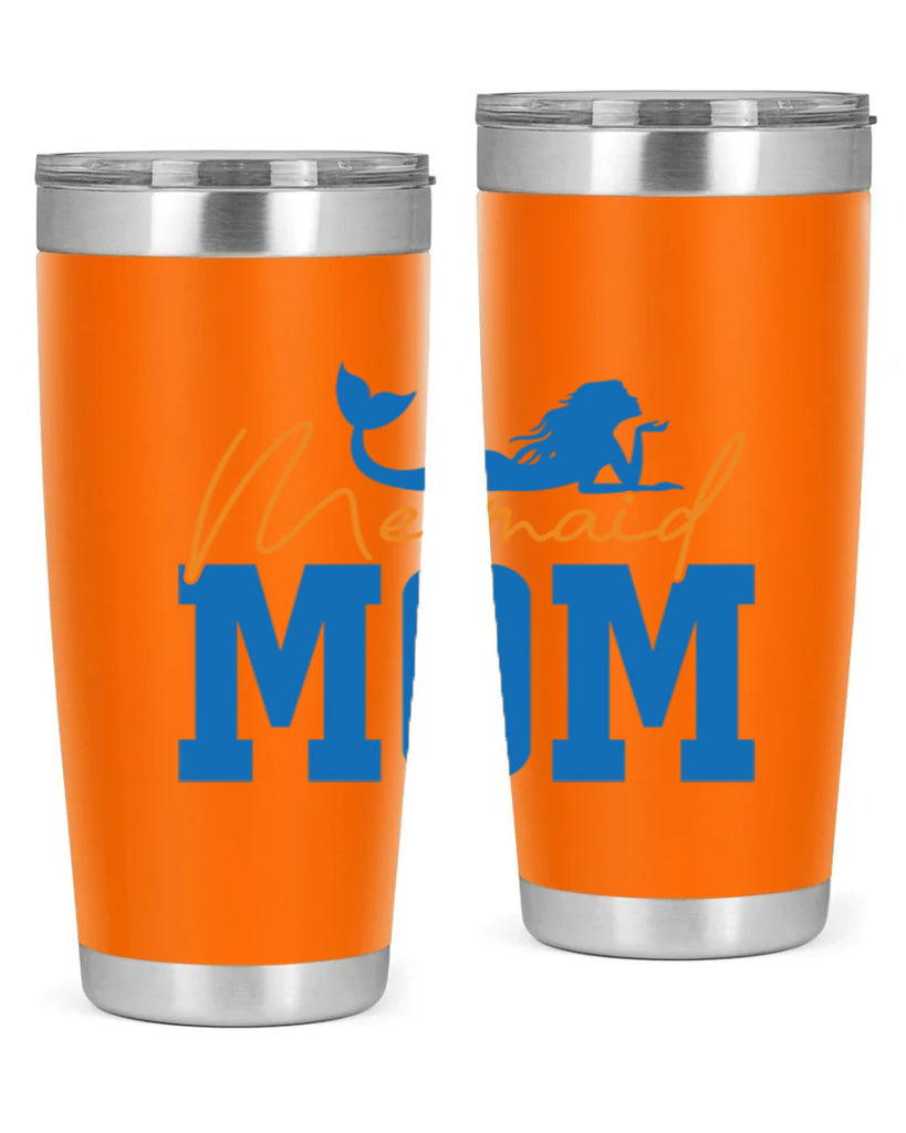 Mermaid Mom 375#- mermaid- Tumbler