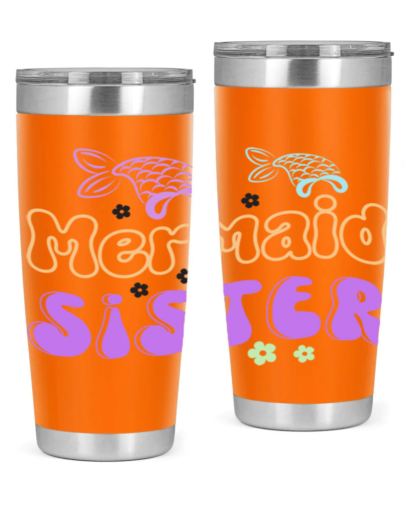 Mermaid Sister 442#- mermaid- Tumbler