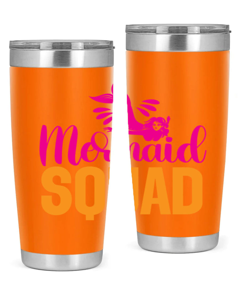 Mermaid Squad 381#- mermaid- Tumbler