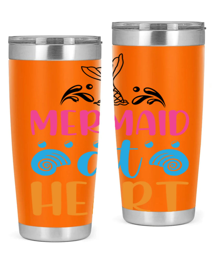 Mermaid at heart Design 396#- mermaid- Tumbler