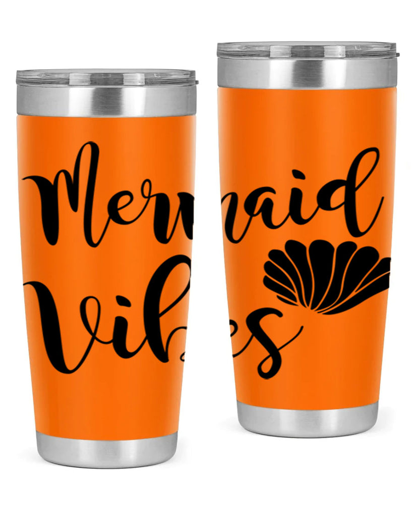 Mermaid vibes 464#- mermaid- Tumbler