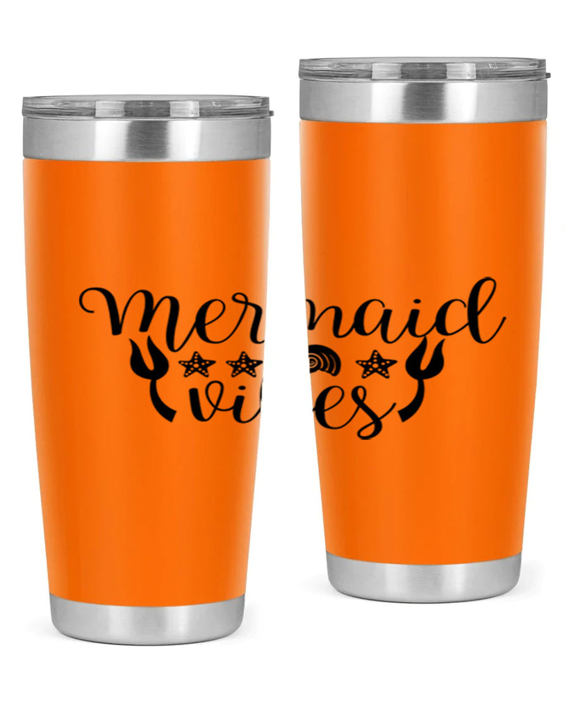 Mermaid vibes design 466#- mermaid- Tumbler