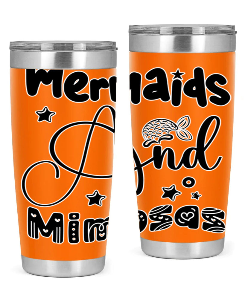 Mermaids and Mimosas 475#- mermaid- Tumbler