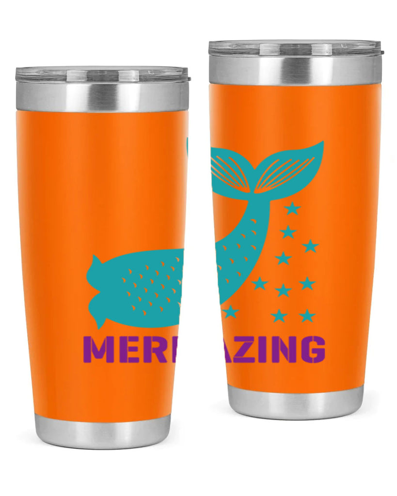 Mermazing 502#- mermaid- Tumbler