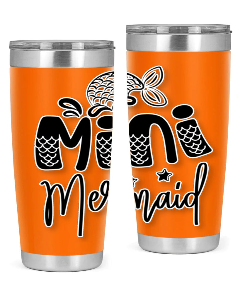 Mini Mermaid 508#- mermaid- Tumbler