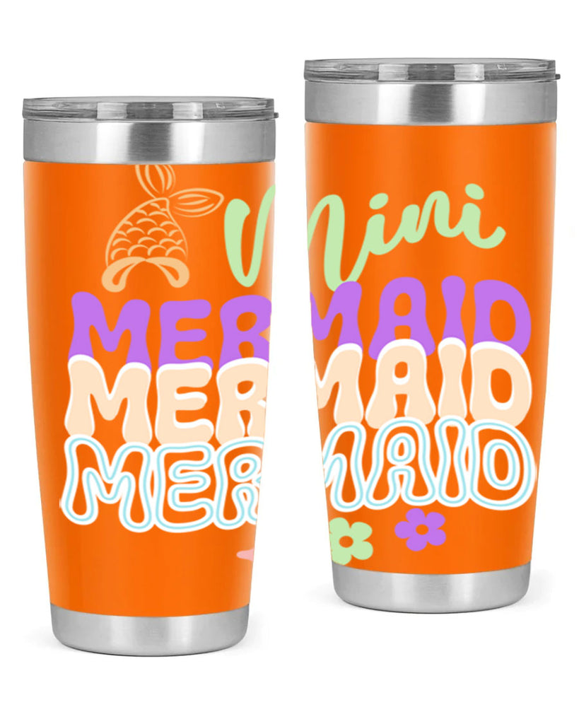 Mini Mermaid 509#- mermaid- Tumbler