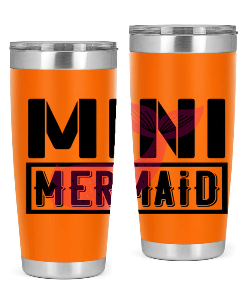 Mini mermaid 504#- mermaid- Tumbler