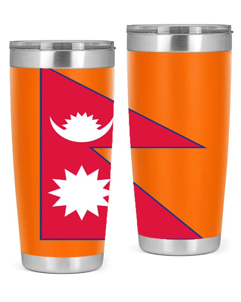 Nepal 76#- world flags- Tumbler