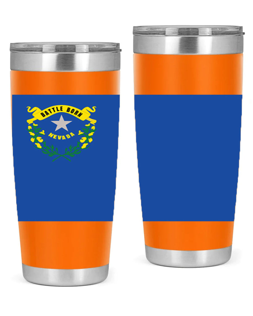 Nevada 24#- Us Flags- Tumbler