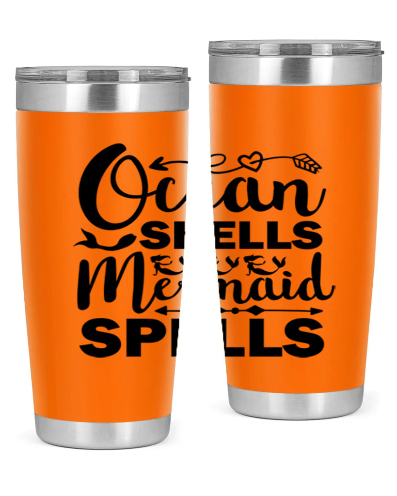 Ocean Shells Mermaid Spells 521#- mermaid- Tumbler