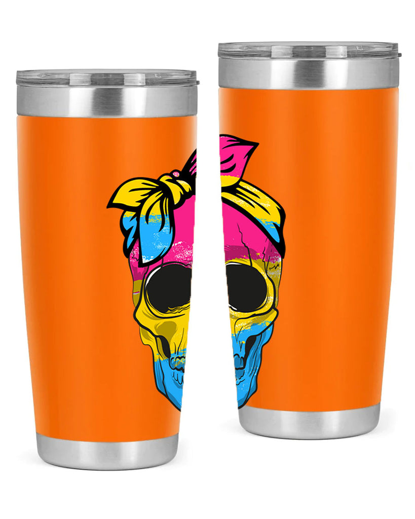 Pansexual Lgbtq Skull Gay Pride Png 30#- lgbt- Tumbler