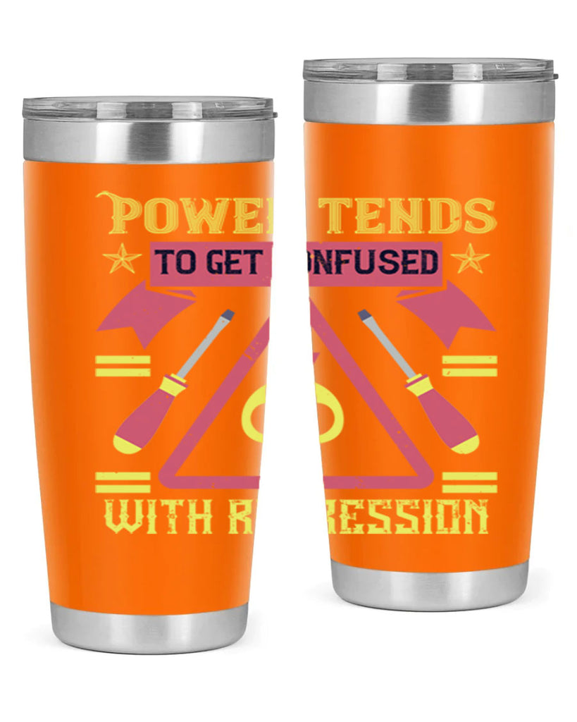 Power tends to get confused with repression Style 17#- electrician- tumbler